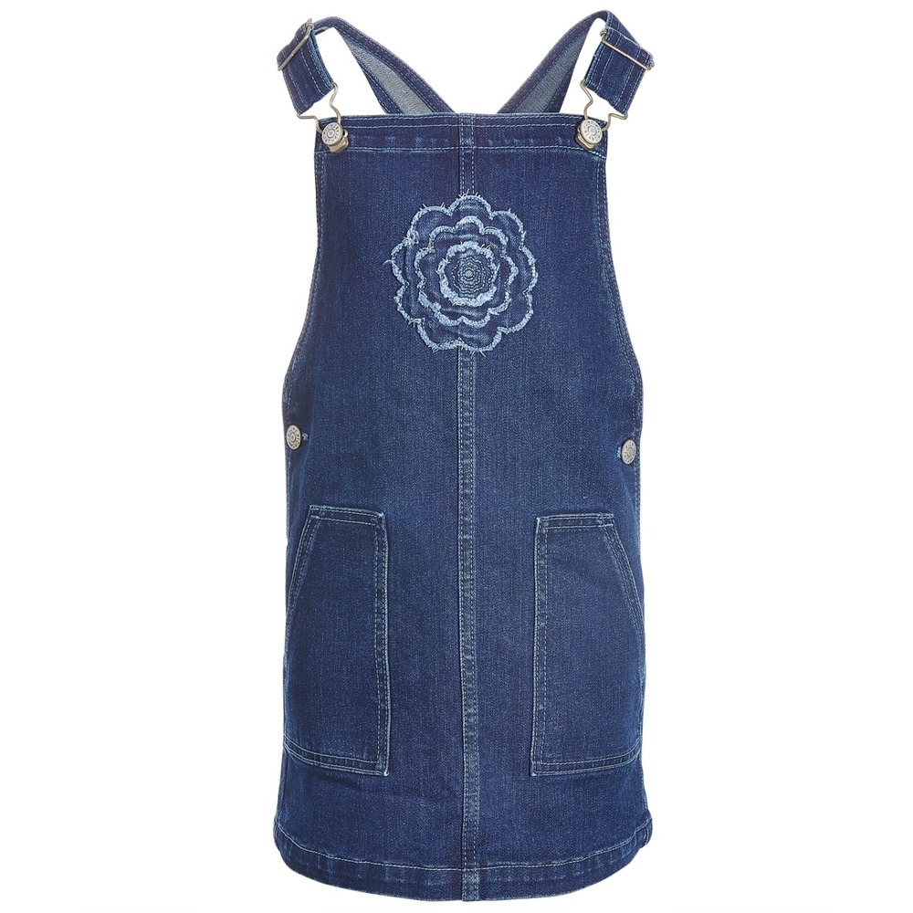 Epic‎ Threads Little Girls Floral Patch Skirtall - Denim Flower - Size 3T